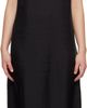 St. Agni St. Agni Black 90s Silk Twill Slip Midi Dress - 1