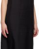 St. Agni St. Agni Black 90s Silk Twill Slip Midi Dress - 2