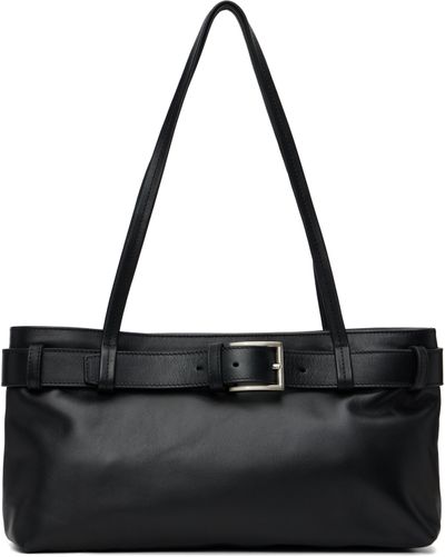 St. Agni St. Agni Black Belt Detail Baguette Bag