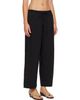 St. Agni St. Agni Black Fine Rouleau Crop Trousers - 2