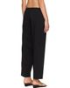 St. Agni St. Agni Black Fine Rouleau Crop Trousers - 3