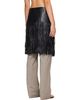 St. Agni St. Agni Black Fringe Skirt Belt - 3