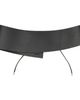 St. Agni St. Agni Black Suede Asymmetric Belt - 2