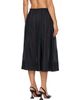 St. Agni St. Agni Black Transparent Midi Skirt - 3