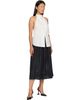 St. Agni St. Agni Black Transparent Midi Skirt - 4