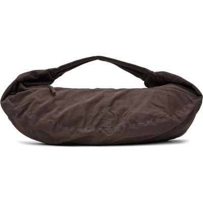 St. Agni St. Agni Brown Canvas Large Crossbody Bag