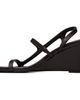 St. Agni St. Agni Brown High Wedge Heeled Sandals - 3