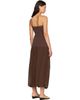St. Agni St. Agni Brown Strapless Balloon Hem Maxi Dress - 3