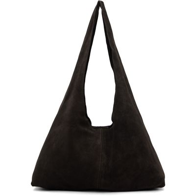 St. Agni St. Agni Brown Suede Soft Bag