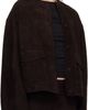 St. Agni St. Agni Brown Suede Utility Cocoon Bomber Jacket - 2