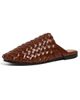 St. Agni St. Agni Bunto Woven Slides Chestnut - 1