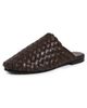 St. Agni St. Agni Bunto Woven Slides Chocolate - 1