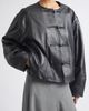 ST. AGNI ST. AGNI Button Detail Leather Jacket - 5