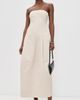 St. Agni St. Agni Canvas Pleat Cocoon Dress Shell - 5