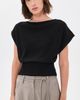 St. Agni St. Agni Cashmere Asymmetrical Top Black - 2