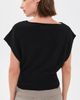 St. Agni St. Agni Cashmere Asymmetrical Top Black - 3