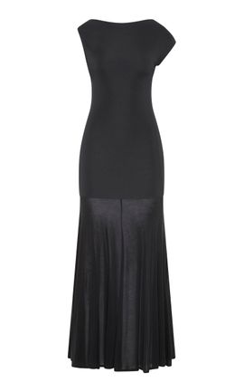 St. Agni St. Agni Circle Hem Jersey Maxi Dress