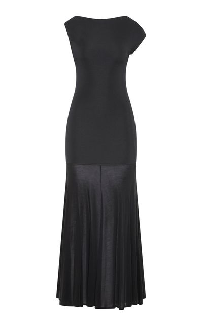 St. Agni St. Agni Circle Hem Jersey Maxi Dress