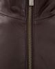 St. Agni St. Agni Cocoon Zip Leather Jacket Chocolate - 6