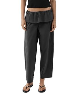 St. Agni St. Agni Cotton Blend Peplum Pants