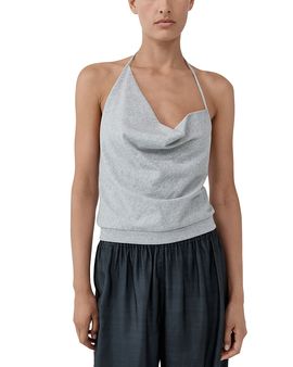 St. Agni St. Agni Cotton Jersey Halter Top