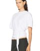 St. Agni St. Agni Cotton Jersey Split Back Tee - 2