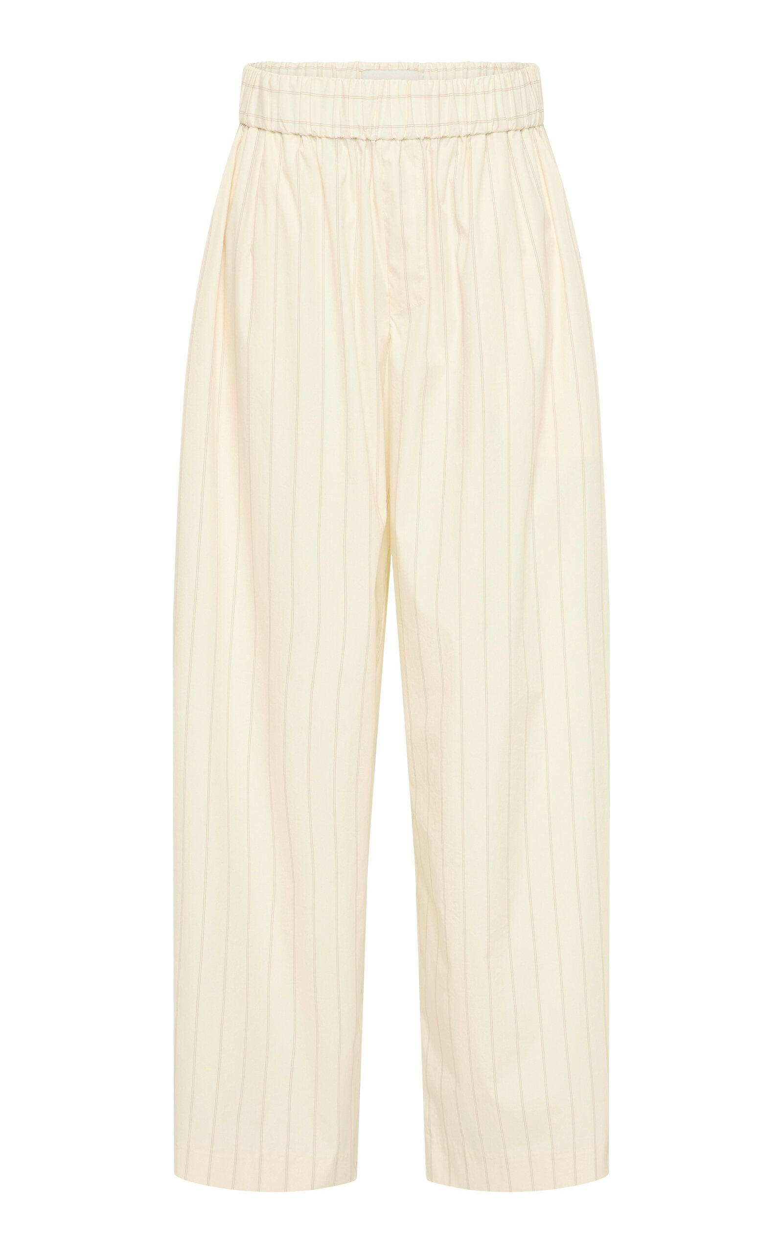 St. Agni St. Agni Everyday Relaxed CottonBlend WideLeg Pants Stripe XL