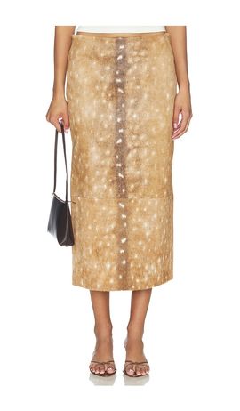 St. Agni St. Agni Fawn Pencil Skirt