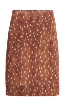 St. Agni St. Agni Fawn Printed Crepe Midi Skirt Exclusive