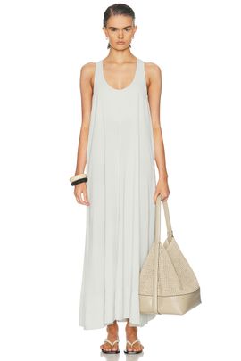 janezkie midaxi dress femme tiered formal dress in light blue Medeline Black Maxi Dress | Made-To-Order main image 1