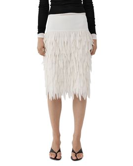 St. Agni St. Agni Fringe Midi Skirt