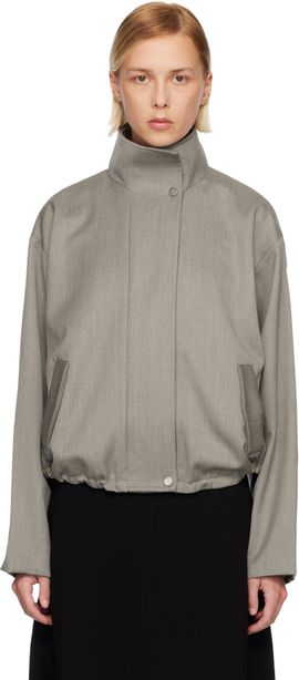 St. Agni St. Agni Gray Oupa Flight Jacket