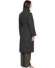 St. Agni St. Agni Gray Technical Cotton Cocoon Coat - 3