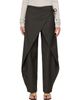 St. Agni St. Agni Gray Wrap Rouleau Trousers - 1