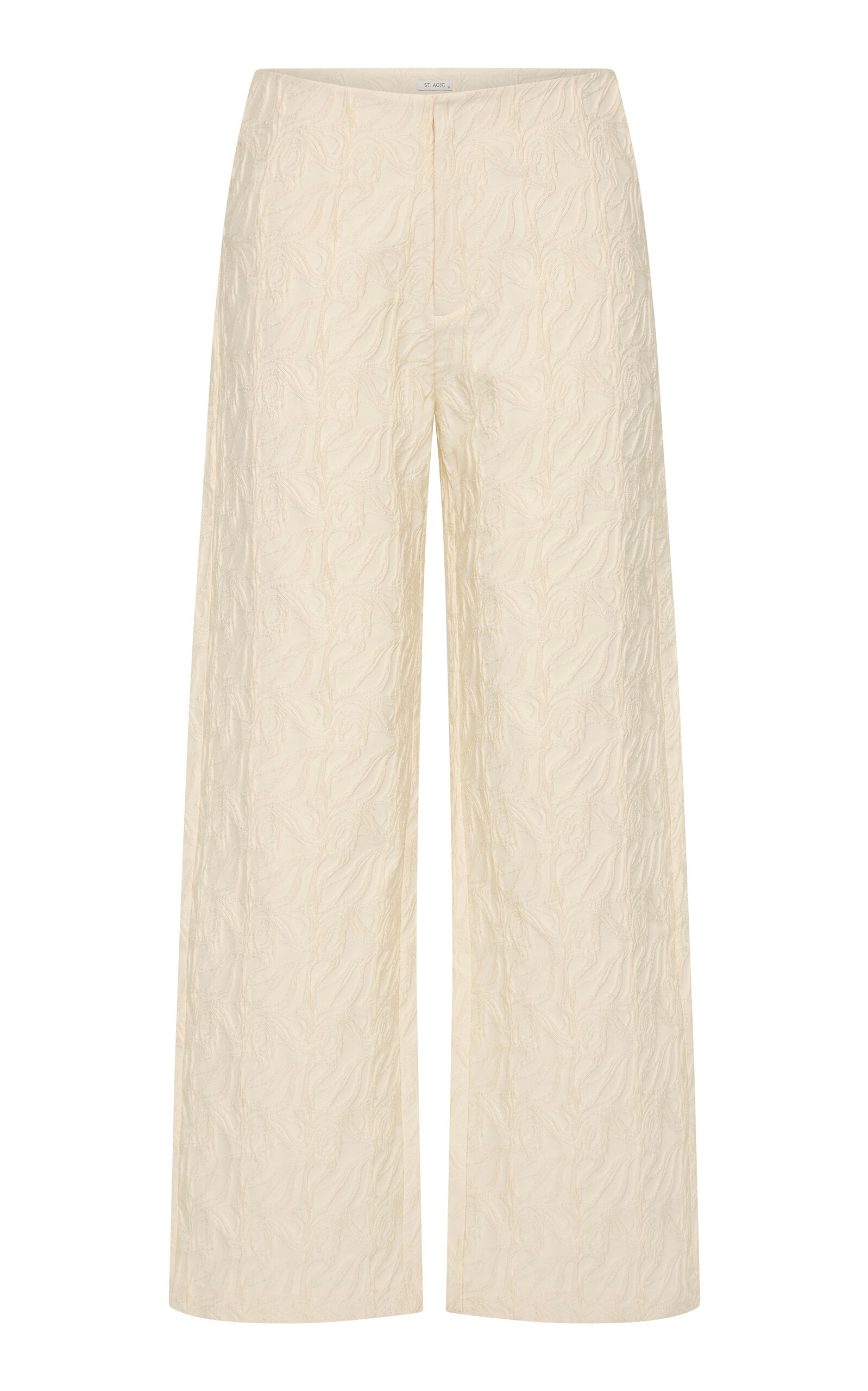 St. Agni St. Agni Iris Jacquard CottonBlend Minimal Pants
