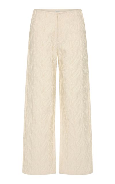 St. Agni St. Agni Iris Jacquard CottonBlend Minimal Pants