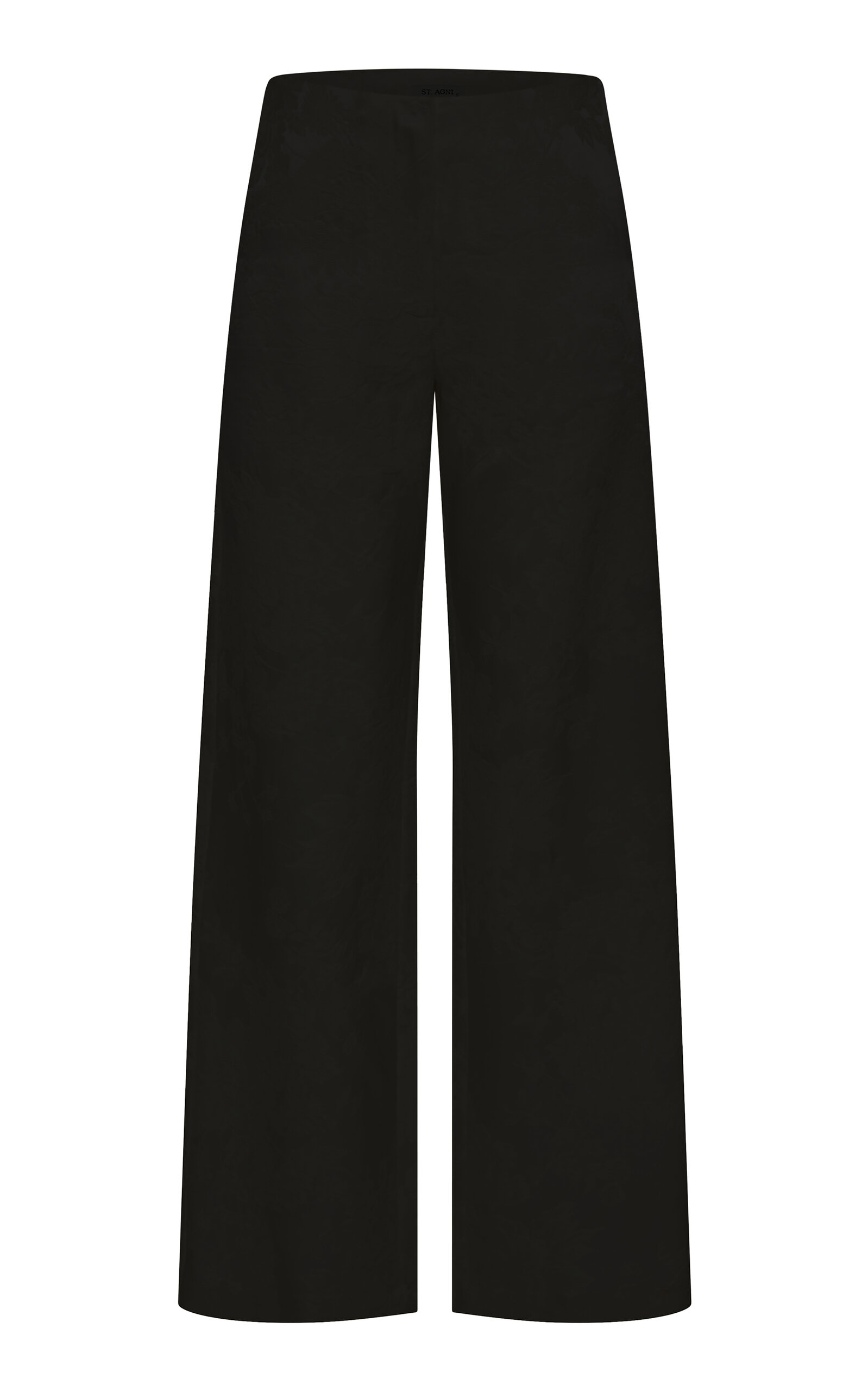 St. Agni St. Agni Jacquard Minimal Silk Wool Pants