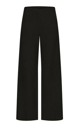 St. Agni St. Agni Jacquard Minimal Silk Wool Pants