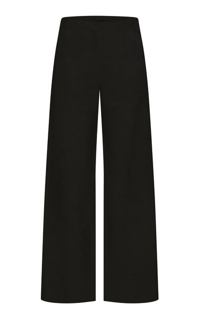 St. Agni St. Agni Jacquard Minimal Silk Wool Pants