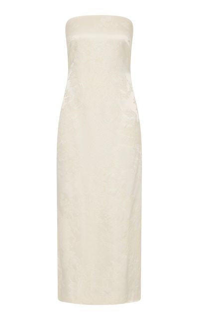 St. Agni St. Agni Jacquard WoolBlend Midi Dress