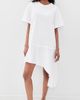 St. Agni St. Agni Layered Tee Mini Dress Off White - 2