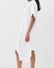 St. Agni St. Agni Layered Tee Mini Dress Off White - 4