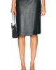 St. Agni St. Agni Leather Everyday Wrap Skirt - 1