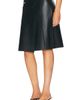 St. Agni St. Agni Leather Everyday Wrap Skirt - 3