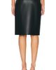 St. Agni St. Agni Leather Everyday Wrap Skirt - 4