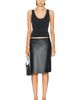 St. Agni St. Agni Leather Everyday Wrap Skirt - 5
