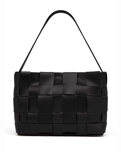 St. Agni St. Agni Mini Woven Leather Tote