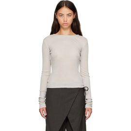 St. Agni St. Agni Off-White Baby Wool Long Sleeve T-shirt