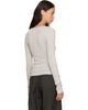 St. Agni St. Agni Off-White Baby Wool Long Sleeve T-shirt - 3