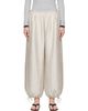 St. Agni St. Agni Off-White Silk Adjustable Balloon Lounge Pants - 1